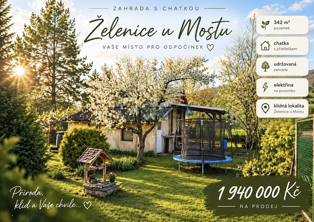 Prodej zahrady 342 m²